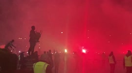 UK: Celtic Fans Celebrate Scottish Premiership Win 2