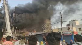 At least 27 dead, 30 injured in massive 4 story building fire in New Delhi, India