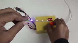 How to make a Battery Level indicator | battery volt level indicator