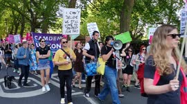Londoners march for US abortion rights
