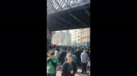 Celtic Fc Fans Celebrating League Championships 2022