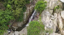 Tourist taking a SELFIE plunges to her death on Thai waterfall
