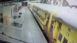 Woman, two children jump from moving train, saved by alert cop in central India