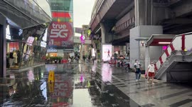 Heavy rain hits Bangkok as country's rainy season arrives