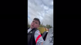 ''You didn't tell me it SPINS!' Boyfriend gets scared while riding roller coaster'