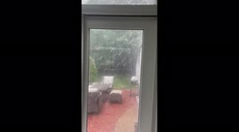 US: Severe Thunderstorms With Intense Hail Hit Washington Metro Area 2