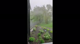 US: Severe Thunderstorms With Intense Hail Hit Washington Metro Area