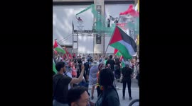 Canada: Pro-Palestine Protest Takes Place In Toronto On Nakba Day
