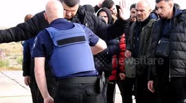 RNLI search and rescue crews arrive in Dungeness with 64 migrants