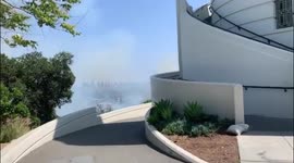 US: Brush Fire Breaks Out In Griffith Park, Los Angeles 5