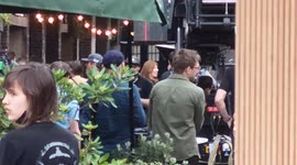 Eager 'Doctor Who' fans watch David Tennant and Catherine Tate film upcoming scenes in Camden