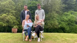 Two brothers became fathers when their partners gave birth in the same hospital just hours apart