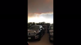 US: Mesquite Heat Fire Sends Huge Smoke Plume In Texas 2