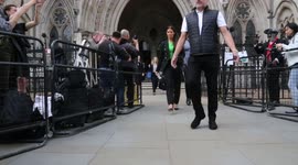 Rebekah Vardy leaves Royal Courts of Justice at end of libel trial