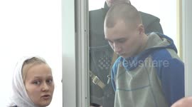 Russian soldier asks Ukrainian widow to forgive him during war crimes trial