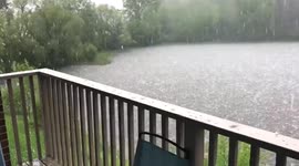 US: Severe Thunderstorm Brings Hail And Flooding To Southern Minnesota 3