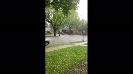 US: Severe Thunderstorm Brings Hail And Flooding To Southern Minnesota 2
