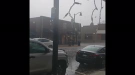 US: Thunderstorms Bring Large Hail To Western Wisconsin
