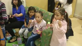 Refugees Celebrate Eid in Stockholm shelter