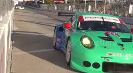 2015 IMSA Cars returning to their Garage after practice