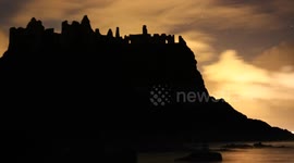 Dunluce Castle DSLR Night Time Lapse