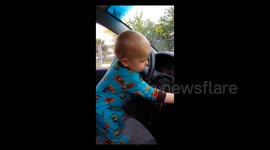 Toddler dances to hip-hop track in Utah