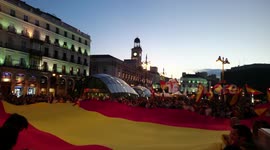 Protest against Catalonia secession from Spain in Madrid