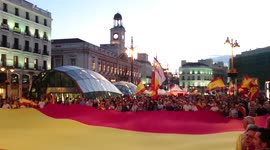 Protest against Catalonia secession from Spain in Madrid