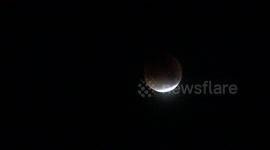 Real Time Lunar Eclipse Video - Umbral Phase - 28th Sept 2015