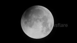 Time lapse Of The Blood Moon
