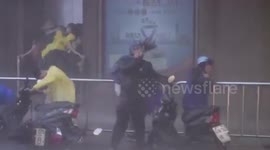 Super typhoon Dujuan slams Taiwan