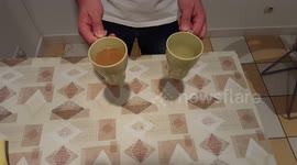 How to cool down coffee in 5 seconds