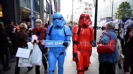 Stormtroopers Walking Down Oxford Street