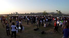 Huge Flash Mob Pillow Fight in Seoul