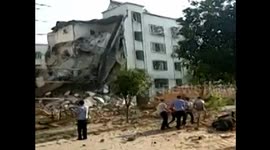 Aftermath of explosions in Guangxi
