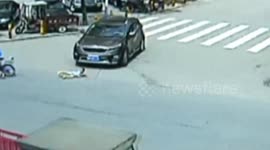 Three-year-old boy survives being run over