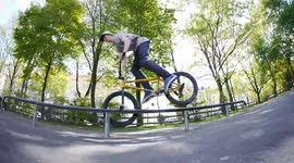 Crazy BMX Bike Trick! (Crashes & Successful Trick)