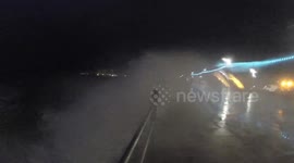 Fierce gales hit Cornish coast