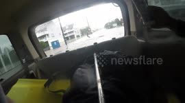 Street Surfing in Delaware - 10/3/15 Nor'easter/Hurricane Joaquin