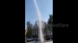 Strange tornado-like wind vortex appears in China