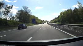 Car rear ends Lorry, unedited version