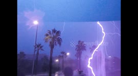 Severe thunderstorm in La Ciotat (FRANCE) 06/09/2015