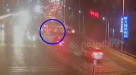 Highway rear-end collision after driver stops to pick up phone