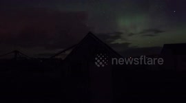 Aurora Borealis above Lewis, Scotland