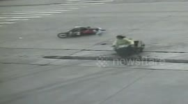Child changes vehicles during car crash