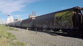 Graffiti on Train