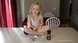 Five-year-old girl films first YouTube science video and it's awesome