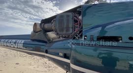 Lucky Helicopter Pilot Safely Lands Damaged Helicopter in Delray Beach, Florida