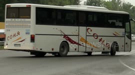 Truck drivers, taxi drivers and transport workers protest against fuel prices in Bulgaria