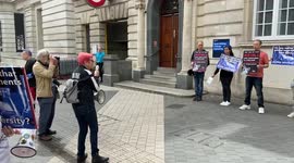 Protest against animal experiments at Imperial College London